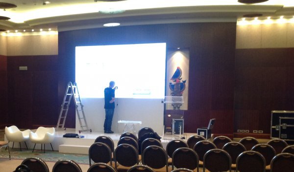 projekcja wielkoformatowa, obsługa eventów