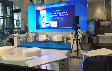 wynajem ekranów diodowych, obsługa multimedialna imprez, ekrany diodowe