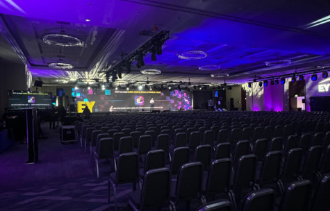 scena, światło, dźwięk, multimedia, realizacja