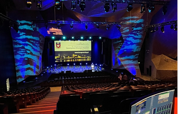 kongres, dźwięk, światło, multimedia