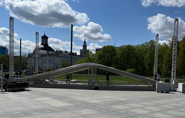 Dzień Strażaka, streaming, drony, wsparcie techniczne, budowanie sceny.