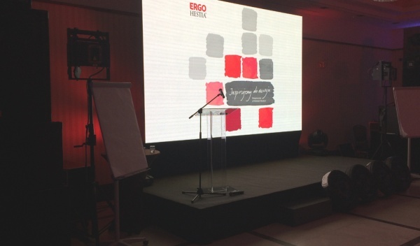 ekran diodowy pixelart, obsługa eventów