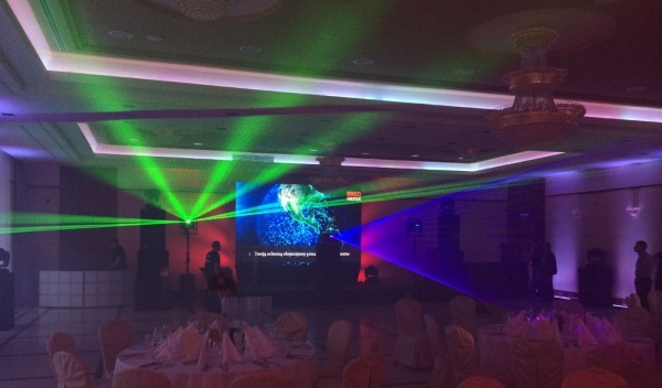 wyanjem ekranów diodowych, techniczna obsługa imprez