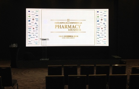 obsługa konferencji, wynajem ekranów diodowych, realizacja wizji