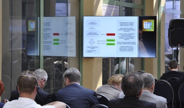 obsługa techniczna konferencji, wynajem ekranów LED