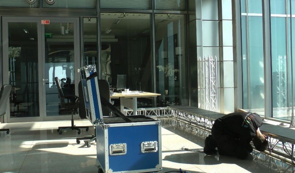 multimedia na plan zdjęciowy, obsługa planu zdjęciowego