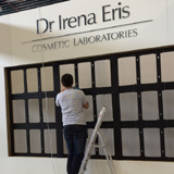 Ekrany bezszwowe na stoisku firmy dr Irena Eris, Bologne, 2014 1